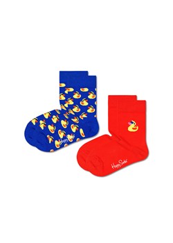 Zestaw 2 par wysokich skarpet dziecięcych Happy Socks KRDU02-0200 Kolorowy ze sklepu eobuwie.pl w kategorii Skarpetki dziecięce - zdjęcie 166806254