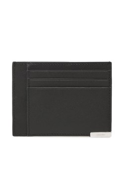Etui na karty kredytowe Calvin Klein Modern Plaque Id Cardholder K50K509985 Czarny ze sklepu eobuwie.pl w kategorii Etui - zdjęcie 166806541