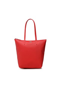 Torebka Lacoste Vertical Shopping Bag NF1890PO Haut Rouge 883 ze sklepu eobuwie.pl w kategorii Torby Shopper bag - zdjęcie 166806564