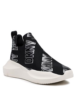 Sneakersy DKNY Ramonia K3247537 Black/White 005 ze sklepu eobuwie.pl w kategorii Buty sportowe damskie - zdjęcie 166807641