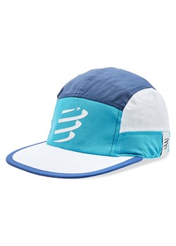 Czapka z daszkiem Compressport 5 Panel Light Cap CU00097B Hawaiian Ocean/Estate Blue 553 ze sklepu eobuwie.pl w kategorii Czapki z daszkiem damskie - zdjęcie 166807944