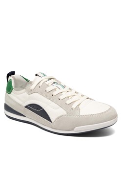 Sneakersy Gino Rossi ALESSIO-01 MI08 Biały/Zielony ze sklepu eobuwie.pl w kategorii Półbuty męskie - zdjęcie 166808291