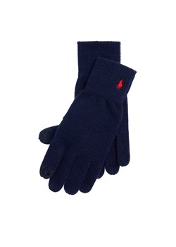 Rękawiczki Damskie Polo Ralph Lauren 449923730002 Niebieski ze sklepu eobuwie.pl w kategorii Rękawiczki damskie - zdjęcie 166810981