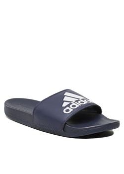 Klapki adidas Adilette Comfort Slides H03616 Niebieski ze sklepu eobuwie.pl w kategorii Klapki męskie - zdjęcie 166811564