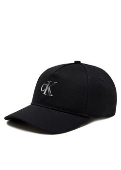 Czapka z daszkiem Calvin Klein Minimal Monogram K60K611541 Czarny ze sklepu eobuwie.pl w kategorii Czapki z daszkiem damskie - zdjęcie 166812310