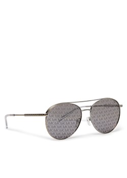 Okulary przeciwsłoneczne Michael Kors 0MK1138 Silver 1153R0 ze sklepu eobuwie.pl w kategorii Okulary przeciwsłoneczne damskie - zdjęcie 166815932