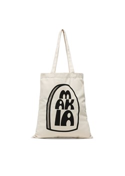 Torebka Makia Stone Tote Bag U87073 Ecru 003 ze sklepu eobuwie.pl w kategorii Torby materiałowe - zdjęcie 166817142