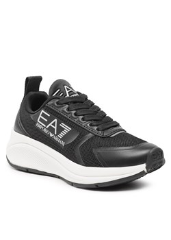 Sneakersy EA7 Emporio Armani XSX110 XCC73 N763 Black/Silver ze sklepu eobuwie.pl w kategorii Buty trekkingowe dziecięce - zdjęcie 166817944
