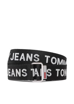 Pasek Męski Tommy Jeans Tjm Baxter 3.5 AM0AM10907 Czarny ze sklepu eobuwie.pl w kategorii Paski męskie - zdjęcie 166819483