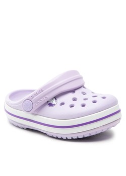 Klapki Crocs Crocband Clog T 207005 Lavender/Neon Purple ze sklepu eobuwie.pl w kategorii Buciki niemowlęce - zdjęcie 166820753