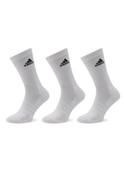 Skarpety wysokie unisex adidas Cushioned Crew Socks 3 Pairs HT3446 White/Black ze sklepu eobuwie.pl w kategorii Skarpetki męskie - zdjęcie 166824073
