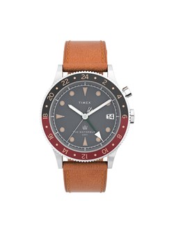 Zegarek Timex TW2V74000 Brązowy ze sklepu eobuwie.pl w kategorii Zegarki - zdjęcie 166826003
