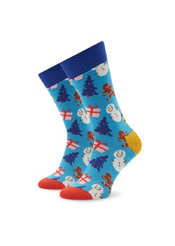 Skarpety wysokie unisex Happy Socks BIO01-6300 Kolorowy ze sklepu eobuwie.pl w kategorii Skarpetki męskie - zdjęcie 166826154