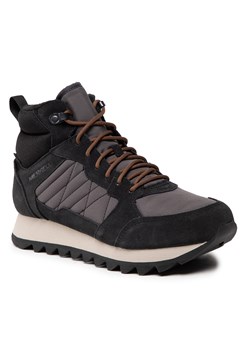 Buty Merrell Alpine Sneaker Mid Plr Wp 2 J004289 Black ze sklepu eobuwie.pl w kategorii Buty zimowe męskie - zdjęcie 166829913