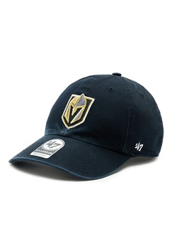 Czapka z daszkiem 47 Brand NHL Vegas Golden Knights '47 CLEAN UP H-RGW31GWS-BK Czarny ze sklepu eobuwie.pl w kategorii Czapki z daszkiem damskie - zdjęcie 166830250
