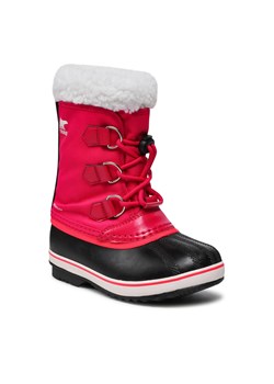 Śniegowce Sorel Yoot Pac™ Nylo NY1962 Bright Rose 600 ze sklepu eobuwie.pl w kategorii Buty zimowe dziecięce - zdjęcie 166833782
