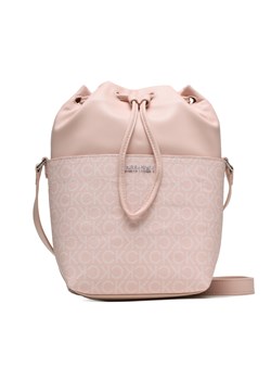 Torebka Calvin Klein Must Bucket Bag Sm Mono K60K609390 Różowy ze sklepu eobuwie.pl w kategorii Torebki worki - zdjęcie 166835141