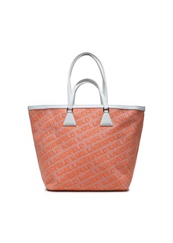 Torebka KARL LAGERFELD 231W3027 Mock Orange ze sklepu eobuwie.pl w kategorii Torby Shopper bag - zdjęcie 166839191