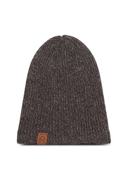 Czapka Buff Knitted & Fleece Hat 116032.937.10.00 Lyne Grey ze sklepu eobuwie.pl w kategorii Czapki zimowe męskie - zdjęcie 166841972