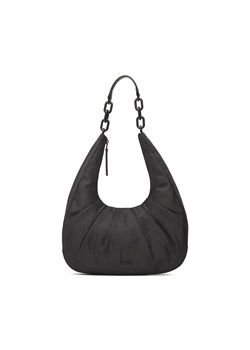 Torebka Calvin Klein Soft Nylon Cres Shoulder Bag Md K60K610645 Czarny ze sklepu eobuwie.pl w kategorii Torebki bagietki - zdjęcie 166842320