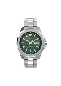 Zegarek Timex Essex Avenue TW2W13900 Green/Silver ze sklepu eobuwie.pl w kategorii Zegarki - zdjęcie 166844350