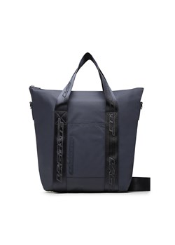 Torebka Lacoste S Tote Bag NF4234SG Bleu Nuit Blanc M05 ze sklepu eobuwie.pl w kategorii Torby Shopper bag - zdjęcie 166844893