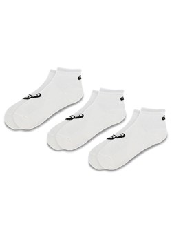 Zestaw 3 par niskich skarpet unisex Asics 3PPK Quarter Sock 155205 Biały ze sklepu eobuwie.pl w kategorii Skarpetki damskie - zdjęcie 166845614