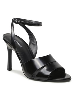 Sandały Calvin Klein Geo Stil Sandal 90Hh HW0HW01462 Ck Black BEH ze sklepu eobuwie.pl w kategorii Sandały damskie - zdjęcie 166847830