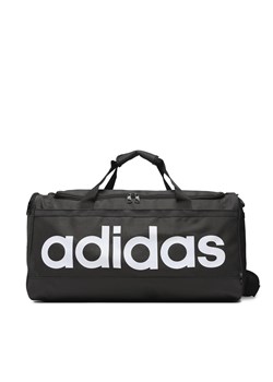 Torba adidas Essentials Linear Duffel Bag Medium HT4743 Czarny ze sklepu eobuwie.pl w kategorii Torby sportowe - zdjęcie 166850123