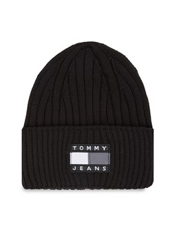 Czapka Tommy Jeans Tjm Heritage Archive Beanie AM0AM11689 Black BDS ze sklepu eobuwie.pl w kategorii Czapki zimowe męskie - zdjęcie 166851850