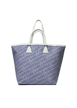 Torebka KARL LAGERFELD 231W3027 Blue ze sklepu eobuwie.pl w kategorii Torby Shopper bag - zdjęcie 166852302