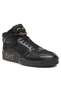 Sneakersy EA7 Emporio Armani X8Z039 XK331 M701 Triple Black+Gold ze sklepu eobuwie.pl w kategorii Buty sportowe męskie - zdjęcie 166852632