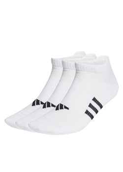 Skarpety wysokie unisex adidas Performance Light Low Socks 3 Pairs HT3440 white/white/white ze sklepu eobuwie.pl w kategorii Skarpetki damskie - zdjęcie 166856394