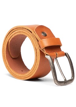 Pasek Męski Jack&Jones Jackpaul Leather Belt 12111286 Brązowy ze sklepu eobuwie.pl w kategorii Paski męskie - zdjęcie 166857154