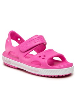 Sandały Crocs Crocband II Sandal Ps 14854 Electric Pink ze sklepu eobuwie.pl w kategorii Buciki niemowlęce - zdjęcie 166859111