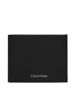 Duży Portfel Męski Calvin Klein Ck Must Bifold 6Cc W/Bill K50K511383 Czarny ze sklepu eobuwie.pl w kategorii Portfele męskie - zdjęcie 166861132