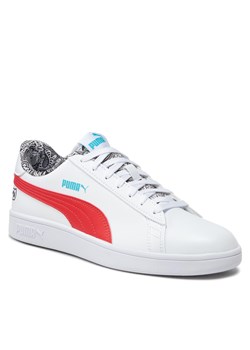 Sneakersy Puma Smash V2 Me Happy 386396 01 White/Red/Blue/Atoll/Black ze sklepu eobuwie.pl w kategorii Trampki męskie - zdjęcie 166861552