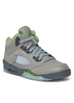 Buty Nike Air Jordan 5 Retro (GS) DQ3734 003 Silver/Green Bean/Flint Grey ze sklepu eobuwie.pl w kategorii Buty sportowe dziecięce - zdjęcie 166865234
