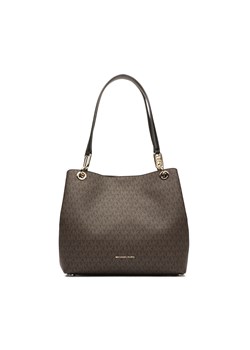 Torebka MICHAEL Michael Kors Kensington 30F3G8KT7B Brązowy ze sklepu eobuwie.pl w kategorii Torby Shopper bag - zdjęcie 166865892