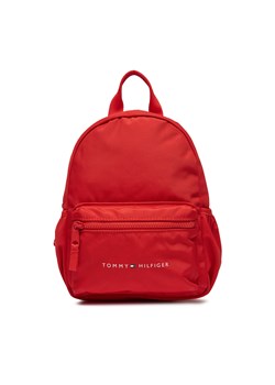 Plecak Tommy Hilfiger Th Essential Mini Backpack AU0AU01770 Czerwony ze sklepu eobuwie.pl w kategorii Plecaki - zdjęcie 166866721