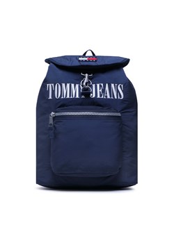 Plecak Tommy Jeans Tjm Heritage Flap Backpack AM0AM10717 Granatowy ze sklepu eobuwie.pl w kategorii Plecaki - zdjęcie 166866974