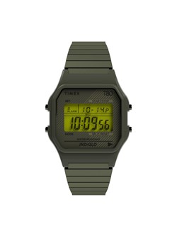 Zegarek Timex T80 TW2U94000 Green/Green ze sklepu eobuwie.pl w kategorii Zegarki - zdjęcie 166867384