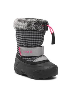 Śniegowce Kamik Mini 2 T NF9389 Grey/Pink ze sklepu eobuwie.pl w kategorii Buty zimowe dziecięce - zdjęcie 166867420