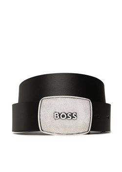 Pasek Męski Boss Icon 50491888 Black 001 ze sklepu eobuwie.pl w kategorii Paski męskie - zdjęcie 166868722