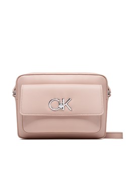 Torebka Calvin Klein Re-Lock Camera Bag With Flap K60K609114 Różowy ze sklepu eobuwie.pl w kategorii Listonoszki - zdjęcie 166869952