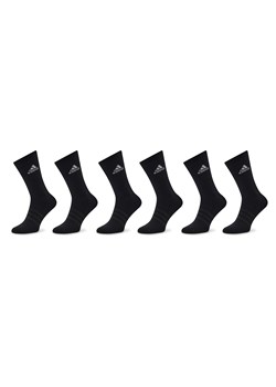 Skarpety wysokie unisex adidas Cushioned Sportswear Crew Socks 6 Pairs IC1316 Czarny ze sklepu eobuwie.pl w kategorii Skarpetki męskie - zdjęcie 166870084