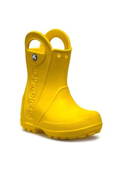 Kalosze Crocs Handle It Rain 12803 Yellow ze sklepu eobuwie.pl w kategorii Kalosze dziecięce - zdjęcie 166870391