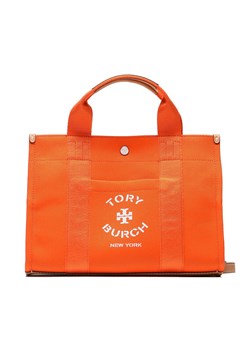 Torebka Tory Burch Small Tory Tote 148661 Pomarańczowy ze sklepu eobuwie.pl w kategorii Torby Shopper bag - zdjęcie 166873432