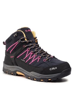 Trekkingi CMP Kids Rigel Mid Trekking Shoes Wp 3Q12944J Antracite/Bouganville ze sklepu eobuwie.pl w kategorii Buty trekkingowe dziecięce - zdjęcie 166876540