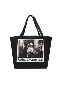 Torebka KARL LAGERFELD 226W3932 Black ze sklepu eobuwie.pl w kategorii Torby Shopper bag - zdjęcie 166876961